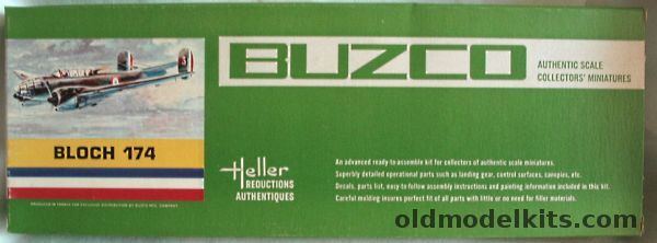 Heller 1/72 Bloch 174 Bomber - Buzco Issue, 202-200 plastic model kit